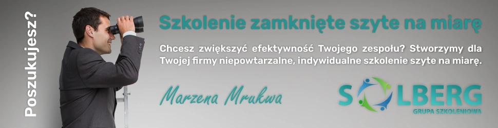 Solberg. Szkolimy skutecznie - baner